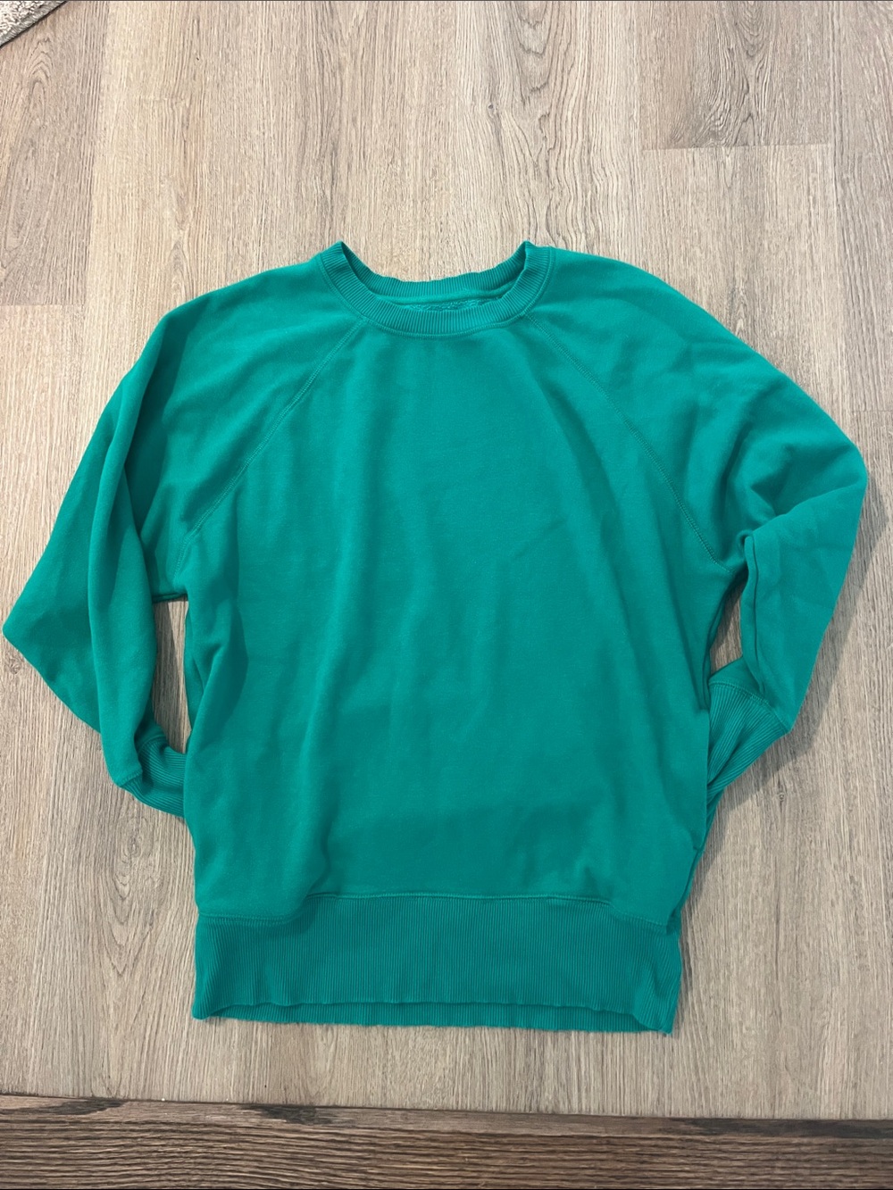 aerie Teal Green Crewneck Sweatshirt